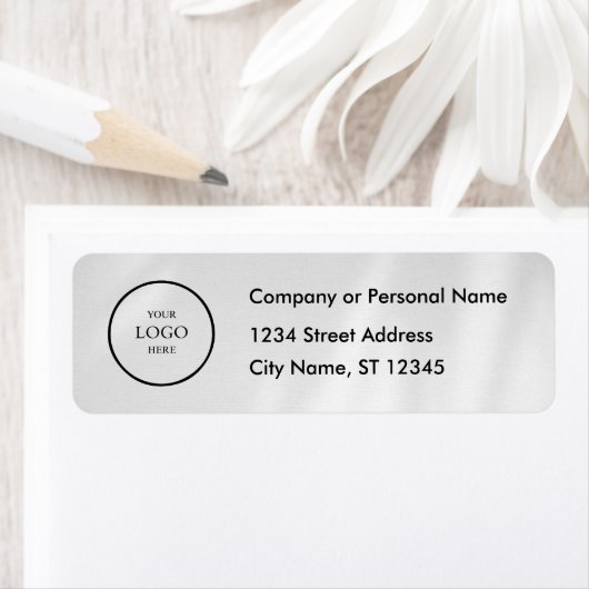 Business Logo Custom Return Address Label (Insitu)