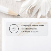 Business Logo Custom Return Address Label (Insitu)