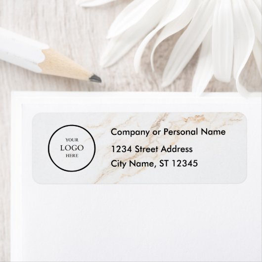 Business Logo Custom Return Address Label (Insitu)