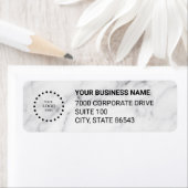 Business Logo Custom Return Address Label (Insitu)