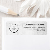 Business Logo Custom Return Address Label (Insitu)