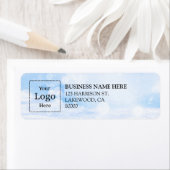 Business Logo Custom Return Address Label (Insitu)