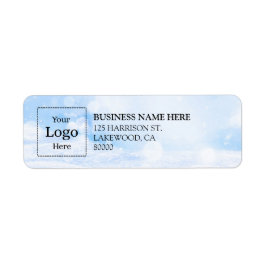 Business Logo Custom Return Address Label