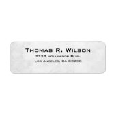 Business Logo Custom Return Address Label (Voorkant)