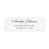 Business Logo Custom Return Address Label (Voorkant)