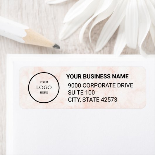 Business Logo Custom Return Address Label (Insitu)