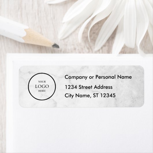 Business Logo Custom Return Address Label (Insitu)
