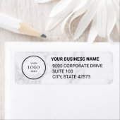 Business Logo Custom Return Address Label (Insitu)