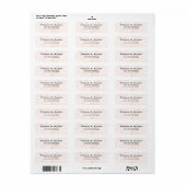Business Logo Custom Return Address Label (Full Sheet)