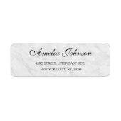 Business Logo Custom Return Address Label (Voorkant)