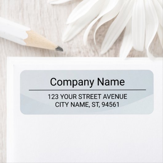 Business Logo Custom Return Address Label (Insitu)