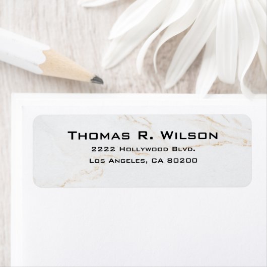Business Logo Custom Return Address Label (Insitu)