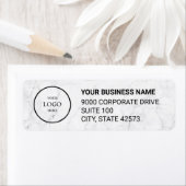 Business Logo Custom Return Address Label (Insitu)
