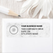 Business Logo Custom Return Address Label (Insitu)
