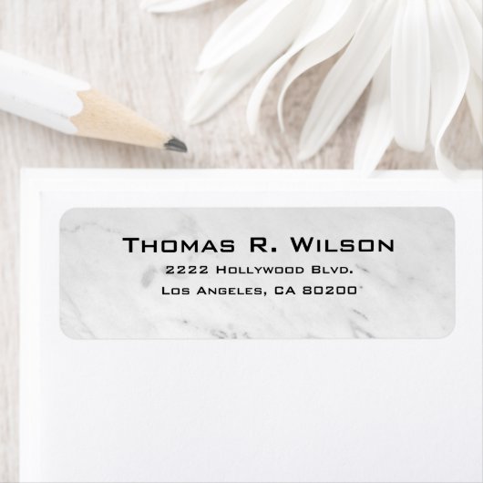 Business Logo Custom Return Address Label (Insitu)