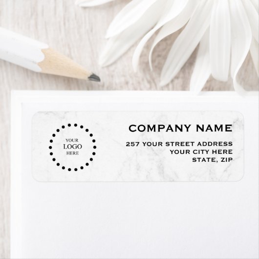 Business Logo Custom Return Address Label (Insitu)