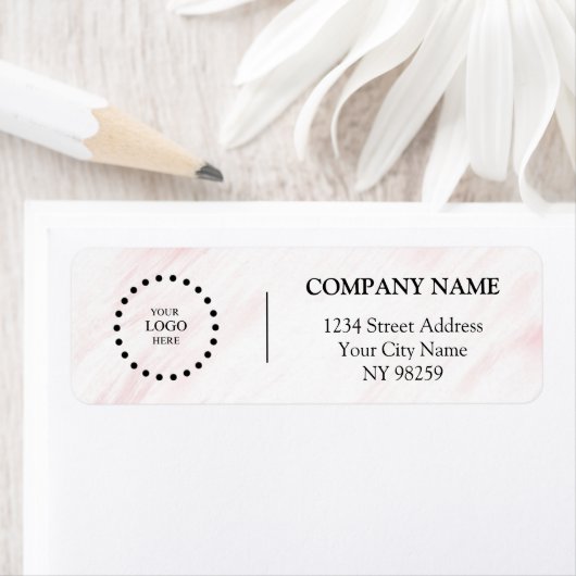 Business Logo Custom Return Address Label (Insitu)