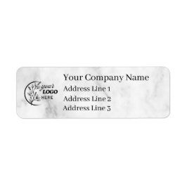 Business Logo Custom Return Address Label
