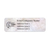 Business Logo Custom Return Address Label (Voorkant)