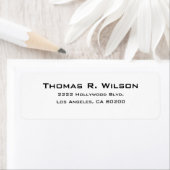 Business Logo Custom Return Address Label (Insitu)