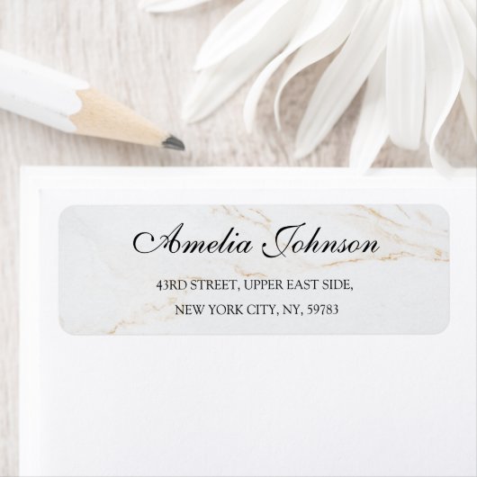 Business Logo Custom Return Address Label (Insitu)