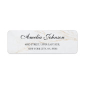 Business Logo Custom Return Address Label (Voorkant)