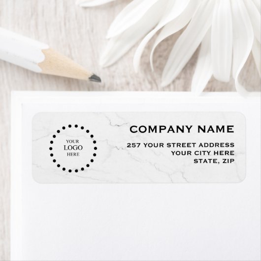 Business Logo Custom Return Address Label (Insitu)