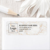 Business Logo Custom Return Address Label (Insitu)