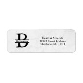 Business Logo Custom Return Address Label (Voorkant)
