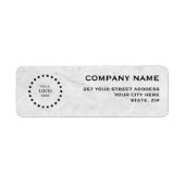 Business Logo Custom Return Address Label (Voorkant)