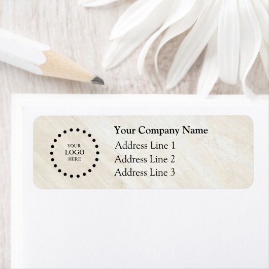 Business Logo Custom Return Address Label (Insitu)