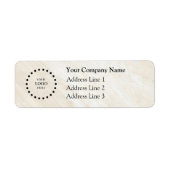 Business Logo Custom Return Address Label (Voorkant)