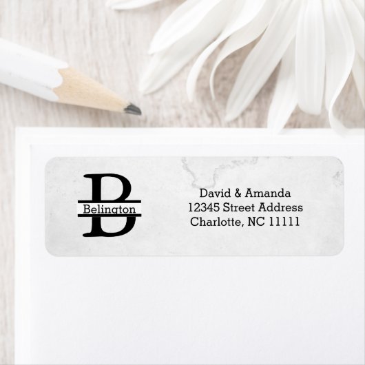 Business Logo Custom Return Address Label (Insitu)