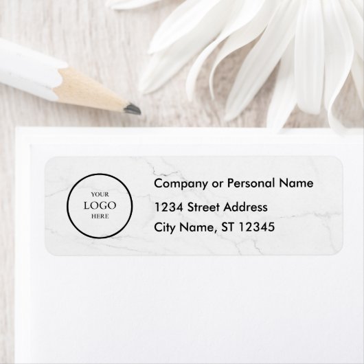 Business Logo Custom Return Address Label (Insitu)