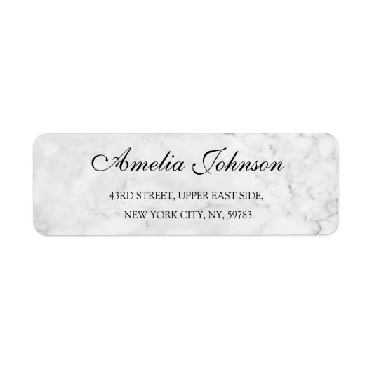 Business Logo Custom Return Address Label (Voorkant)