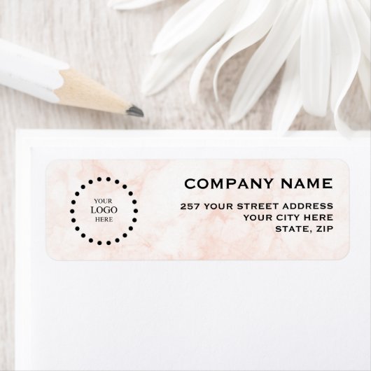 Business Logo Custom Return Address Label (Insitu)