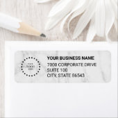 Business Logo Custom Return Address Label (Insitu)