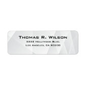 Business Logo Custom Return Address Label (Voorkant)