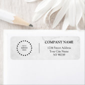 Business Logo Custom Return Address Label (Insitu)