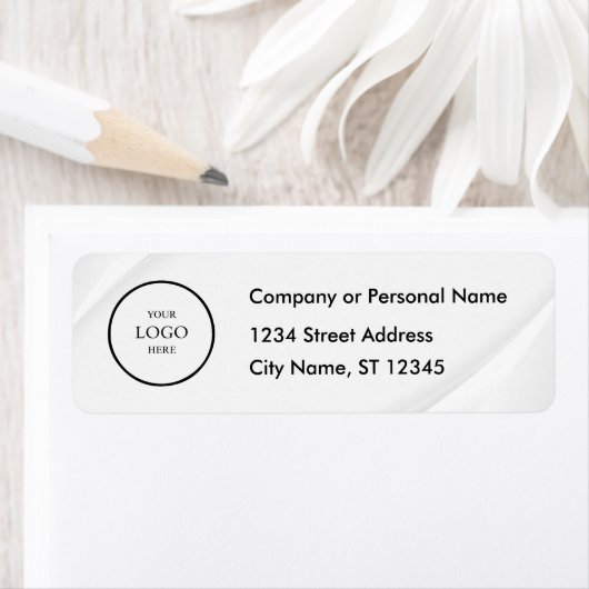 Business Logo Custom Return Address Label (Insitu)