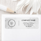 Business Logo Custom Return Address Label (Insitu)