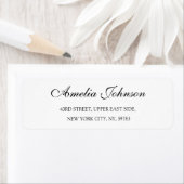Business Logo Custom Return Address Label (Insitu)