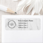 Business Logo Custom Return Address Label (Insitu)