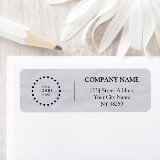 Business Logo Custom Return Address Label (Insitu)