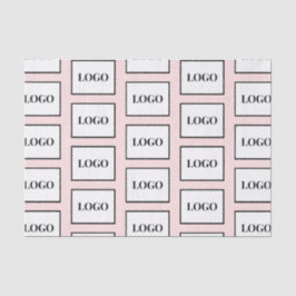 Business Logo Custom Roze Weefselpapier Tissuepapier