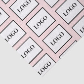 Business Logo Custom Roze Weefselpapier Tissuepapier (Detail)