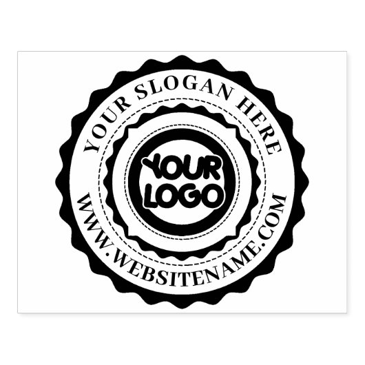 Business Logo Custom Rubber Stempel (Afrduk)