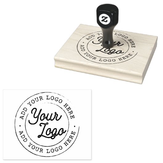 Business Logo Custom Rubber Stempel (Gestempeld)