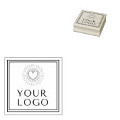 Business Logo Custom Rubber Stempel (Gestempeld)