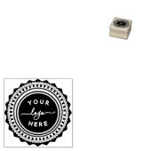 Business Logo Custom Rubber Stempel (Gestempeld)